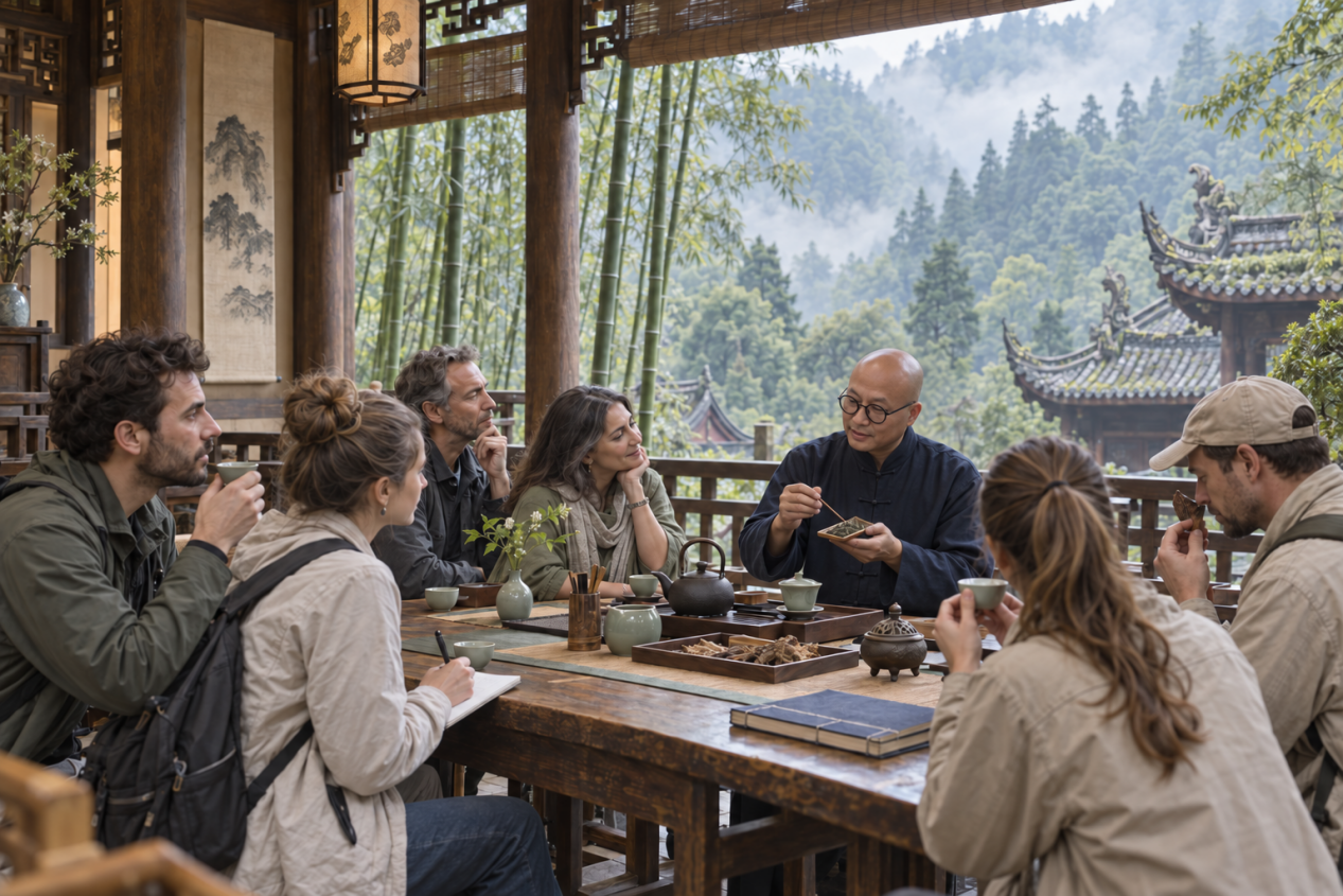 A guided tea and cultural workshop